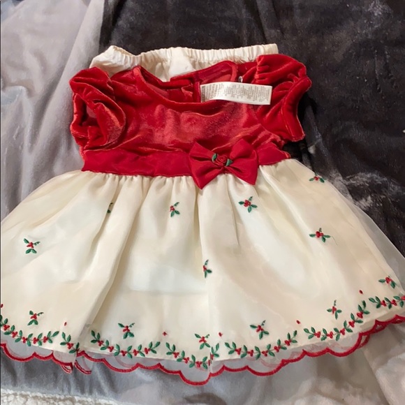 newborn christmas dress girl